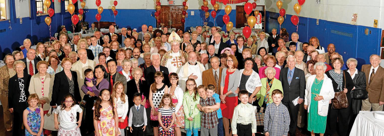 The congregation of Trinity Lutheran Church in Middle Village.